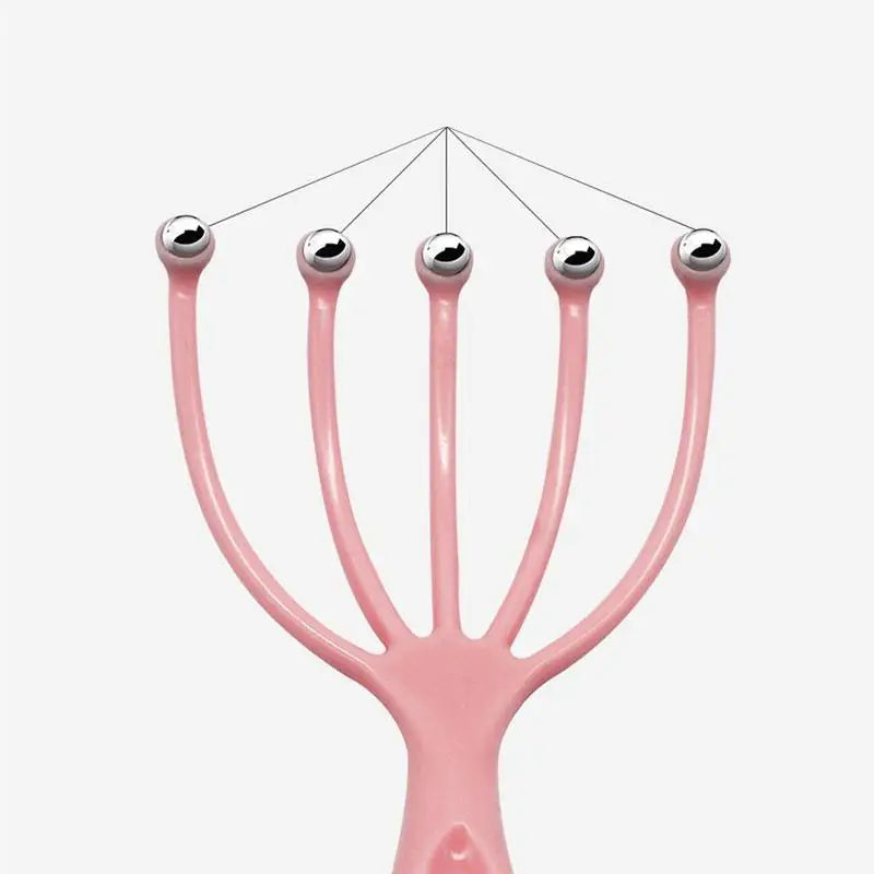 מסאז'ר ראש בצורת 5 טפרים